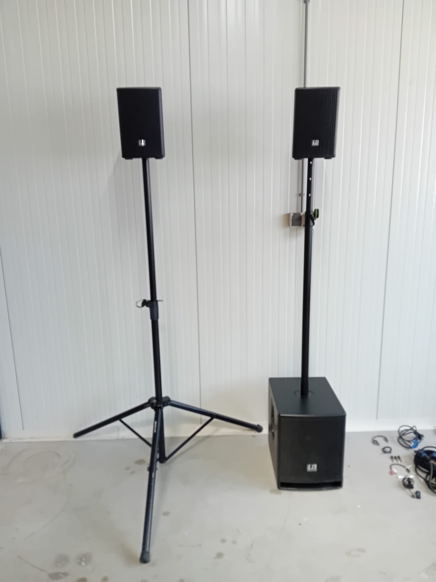 Compact actief PA-systeem €50,00